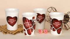 Promotional New Bone China White Ceramic Mugs Mug With Customized Design