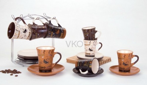 Porcelain Coffee Mug With Saucer