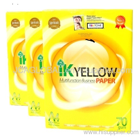 IK Yellow A4 Paper $1