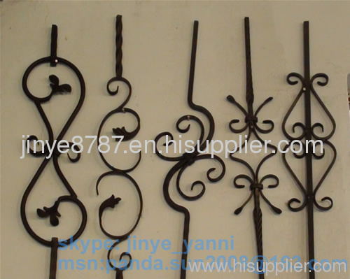 outdoor wrought iron balusters