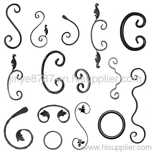 wrought iron scrolls