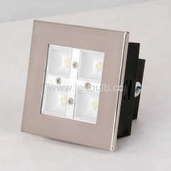 4X1W COB led grille downlight