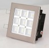 9x1W COB led recessed light