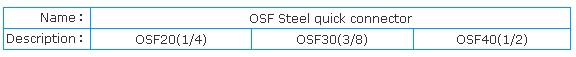 Japanese Type Female Thread Self Locking Quick Coupling Xm Osf Manufacturer From China Dingdang 8130