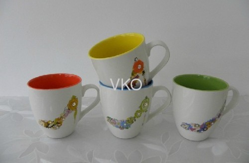 Porcelain Double Wall Mugs For The Promotional