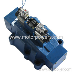 Electro-hydraulic operated valve with subplate mounting