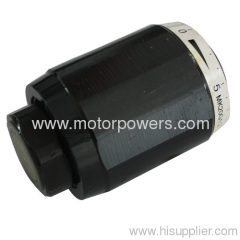 hydraulic throttle check valve suitable for direct in-line mounting