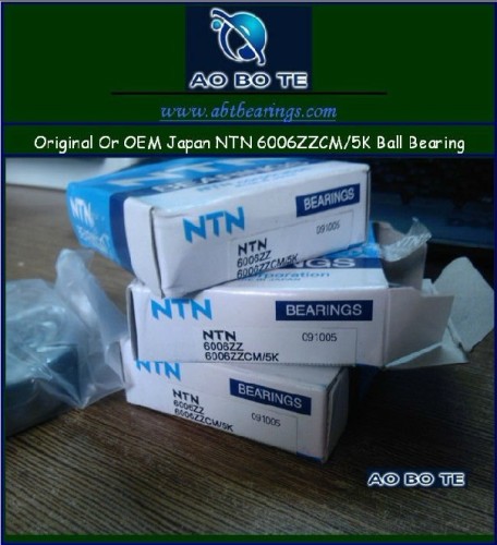 Japan NTN 6006ZZCM/5K Deep Groove Ball Bearing