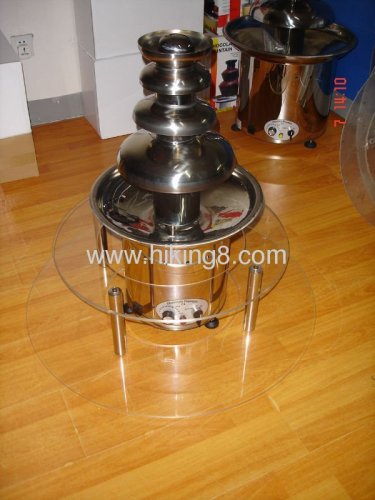 2 tiers chocolate fountain surround desk