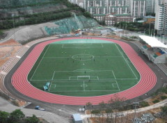 Stadium Rubber Running Track Surface, Huadongtrack