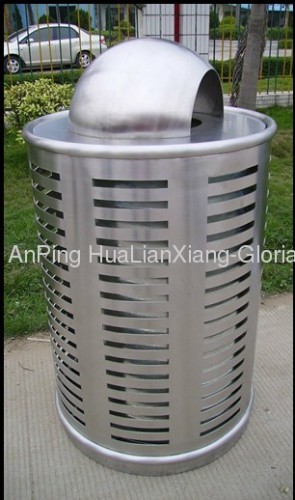 perforated metal for trash bucket