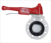 Hand wheel butterfly valve