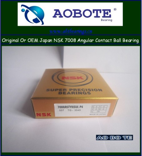 Japan NSK 7008 Angular Contact Ball Bearing