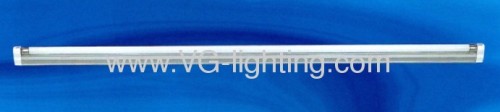 T4 fluorescent lamp bracket/Matt aluminium base/