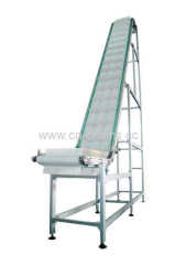 Vertical climbing conveyor systems