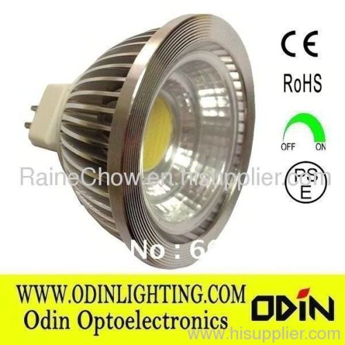 2012 new design 5w LED MR16 COB 400-450lm can replace 50w halogen