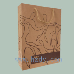 Printed Brown Kraft paper bag