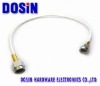 rf coaxial cable f type double cable assembly