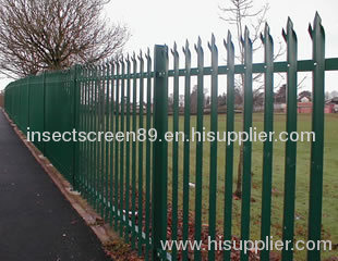 Wrought Iron Palisade Fence