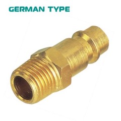 Germany Type Brass Male Quick Coupling Plug