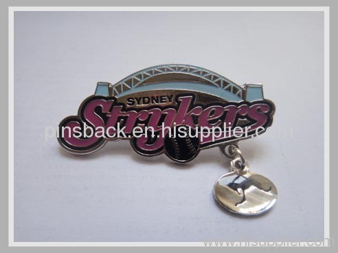 custom baseball lapel pins for baseball team 