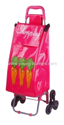 moved shopping trolley with PP plastic handle