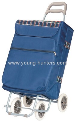 4 wheels fold up trolley bag