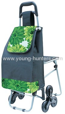 3 Wheels Shopping Trolley With Seat
