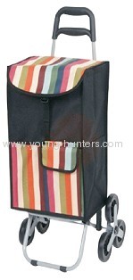 3 wheels fold away trolley cart for outdoor