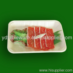 disposable biodegradable paper tray