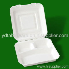 Plant fibre disposable lunch box