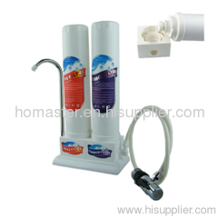 Desktop water filter for home use