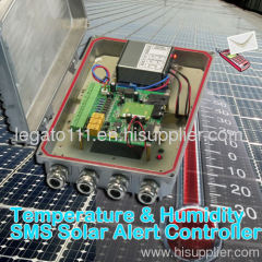 Temperature & Humidity SMS Solar Alert Controller