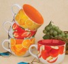 Decal Printing Design Colorful Porcelain Serving Bowls