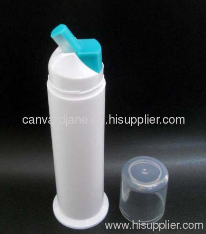High range toothpaste tube