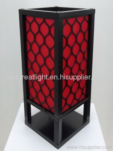 UL high quality fashionable wood square desk lamp for living room TL034
