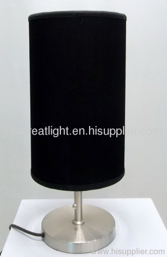 Custom stylish black string desk lamp with steel body for hotel TL032