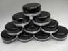 3ml Black lid empty plastic cometic jar Nail decoration tool