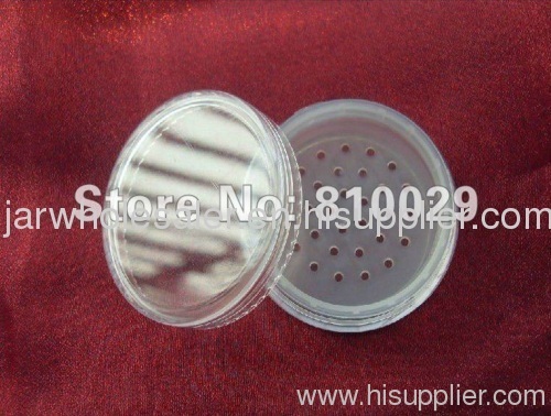 20g sifter jar transparent cosmetic packaging loose powder jar