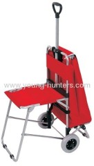 telescopic foldable trolley cart