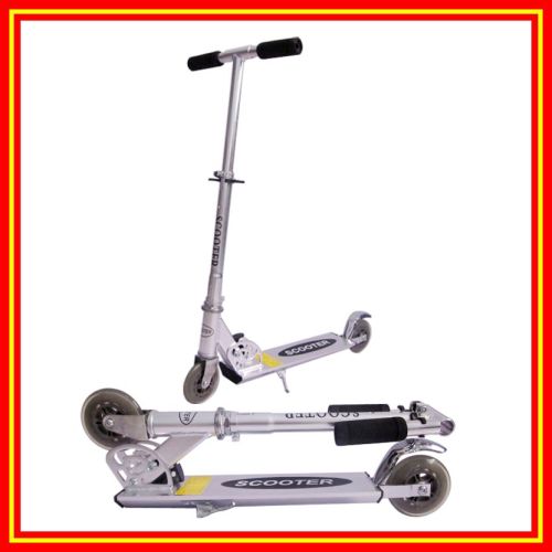 Kick Scooter Aluminum PU Flashing Wheels Foldable