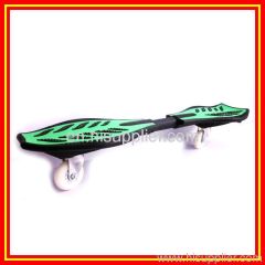 Skate Board Wave Skateboard PU Flashing Wheel Steel Fork