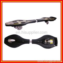 Skate Board Wave Skateboard PU Flashing Wheel Steel Fork