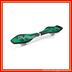 Skate Board Wave Skateboard PU Flashing Wheel Steel Fork