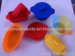 LFGB&FDA approval Round shaple foldable steamers