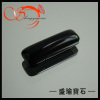 Black Rectangle Glass Gems for Jewelry Decoration