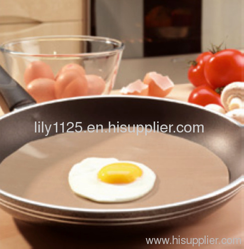 teflon fiberglas non-stick reusable frying pan liner-Safe for food, easy to clean