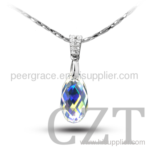 925 sterling silver pendant with Swaroski Crystal