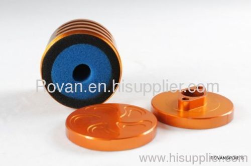 cnc metal air filter kits for hpi and rovan