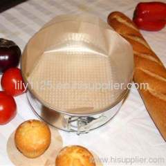 ptfe fiberglass reusable non-stick cake pan liner